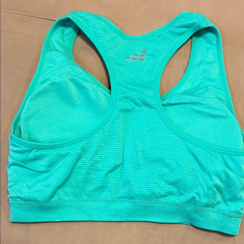 BCG Women's Turquoise Sports Bra - Picture 2 of 3